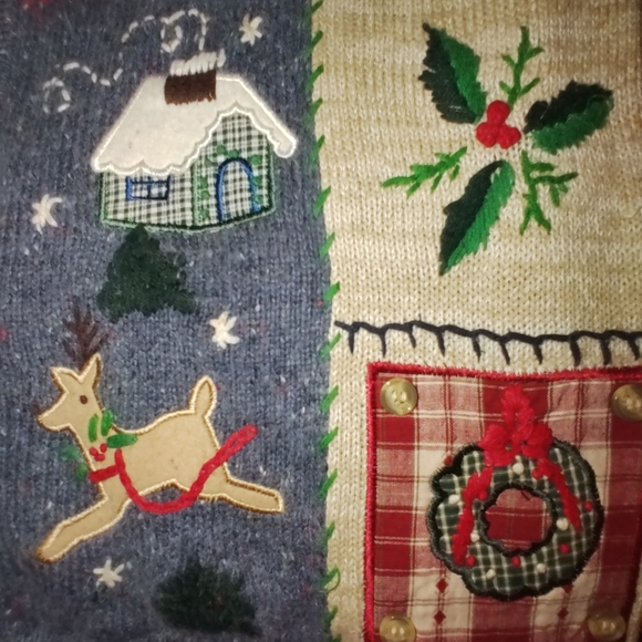 Basic Editions Holiday Sweater M - Picture 6 of 7